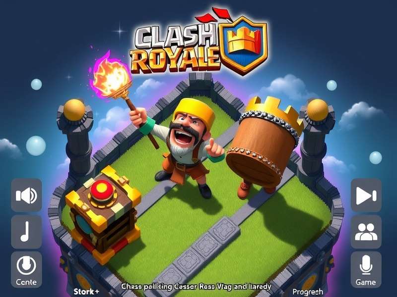Clash Royale gameplay showcasing a intense battle with P.E.K.K.A and Minion Horde