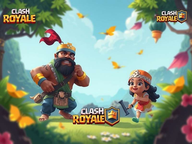 Clash Royale animation pipeline showing concept art, rigging, and final frames