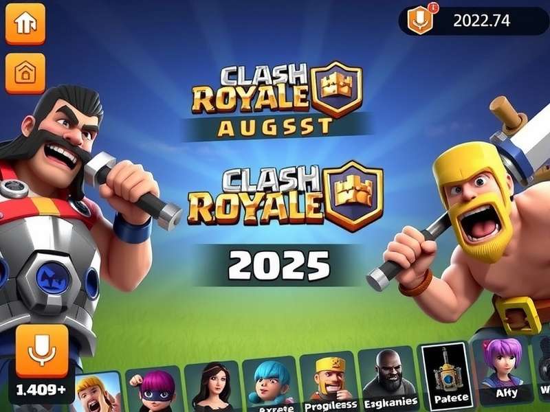 Clash Royale August 2025 Codes Banner