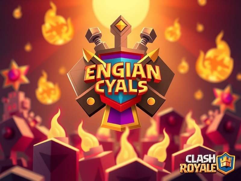 Evolution of Clash Royale logo designs from 2016 to present