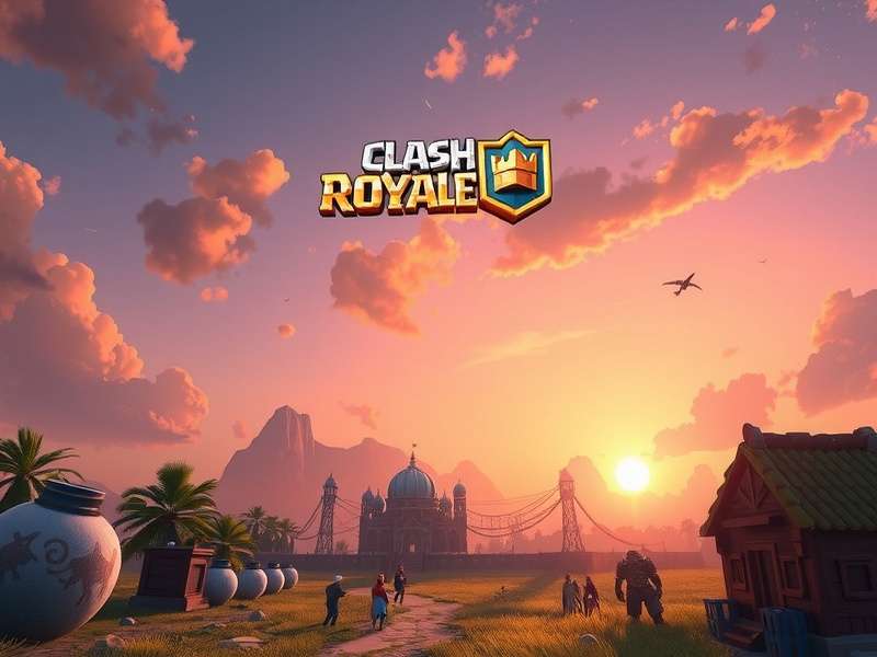 Clash Royale Legendary Arena at night 4K wallpaper