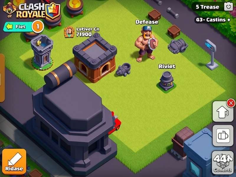 Clash Royale strategy overlay showing elixir count and card cycle tracking