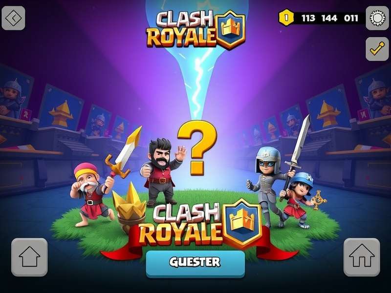 Clash Royale Guesser Strategy Mind Map showing deck prediction and counter cards