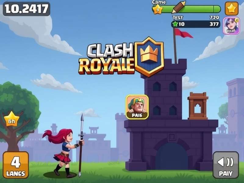 Clash Royale online unblocked gameplay showing intense battle