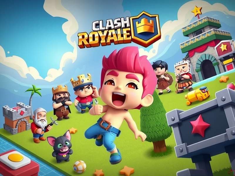 Comparison of Clash Royale on mobile vs PC screen sizes