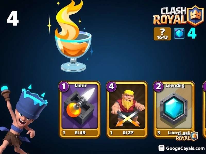 Mega Knight jumping on enemy troops