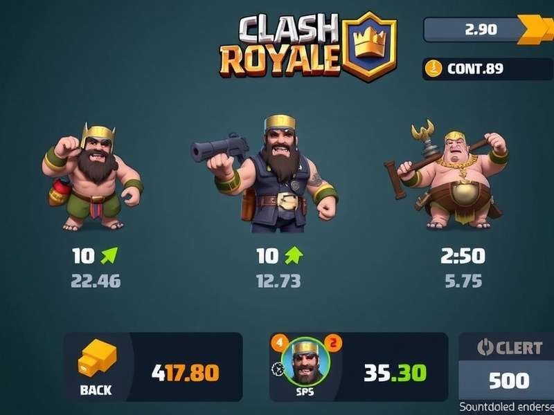 Clash Royale game interface on mobile device