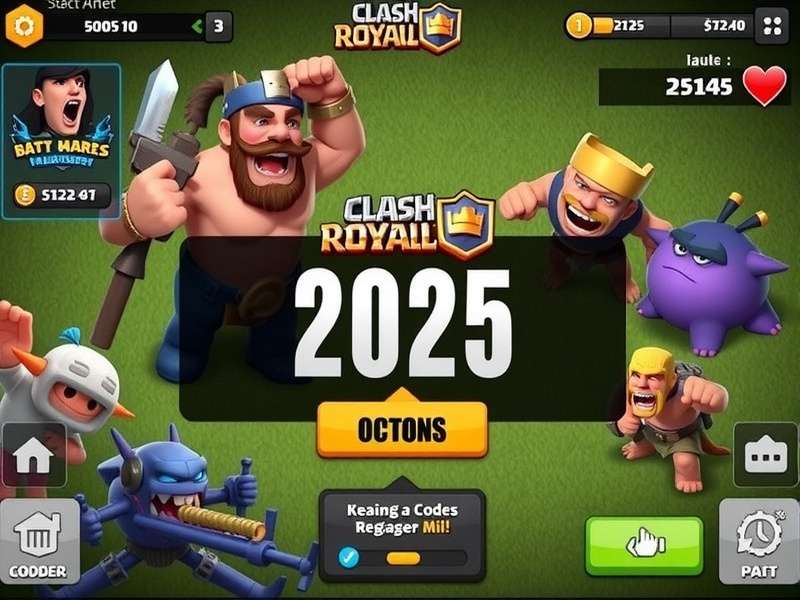 Clash Royale gameplay screen showing chest rewards and gems
