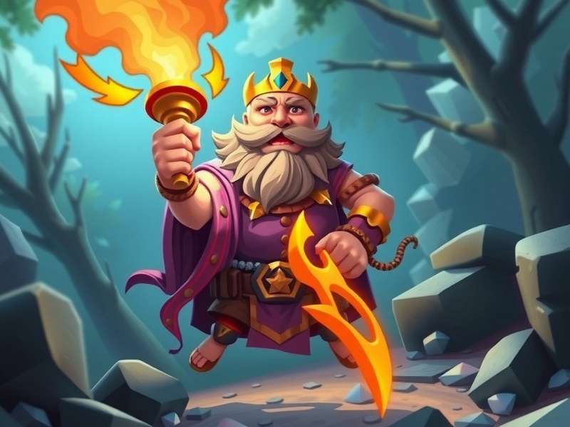 Electro Wizard in action zapping two Minions