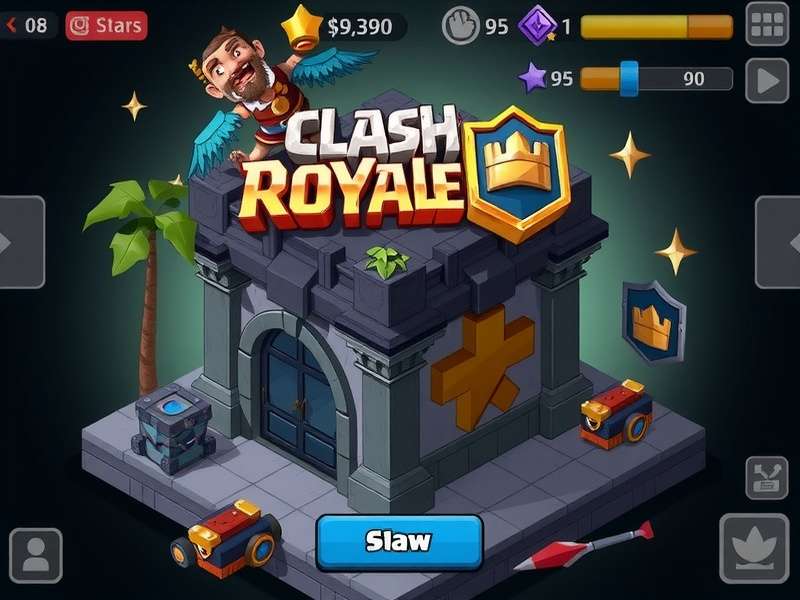 Clash Royale privacy settings interface showing online status toggle