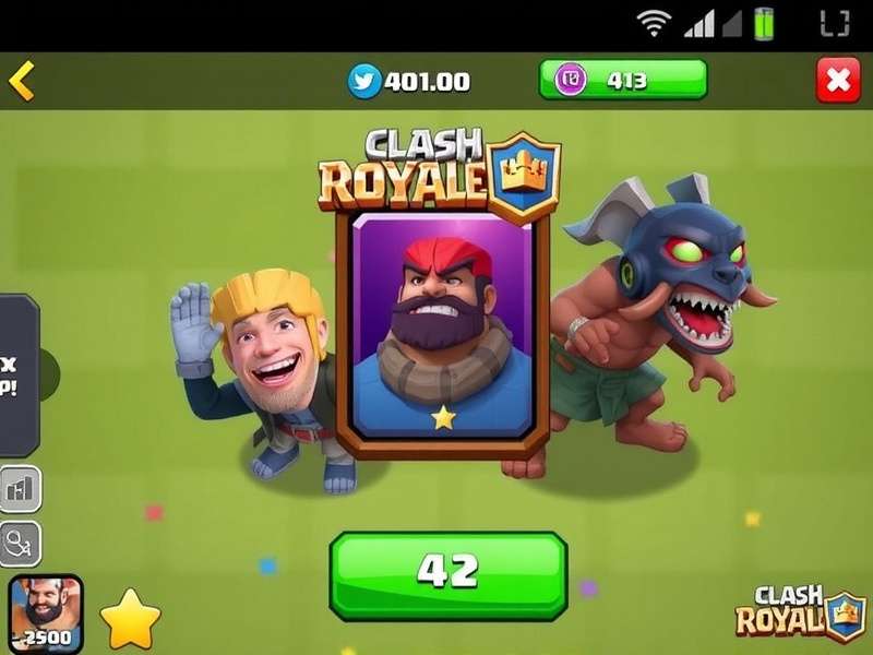 Comprehensive collage of all Clash Royale cards from every arena