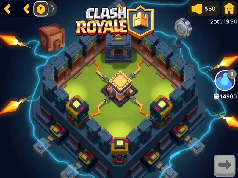 Clash Royale Sound Library Interface showing categorized audio files