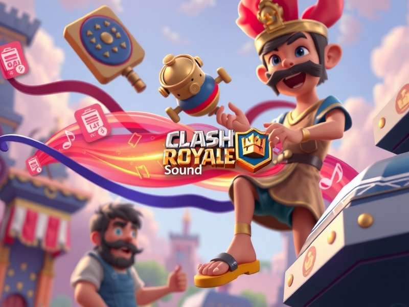 Clash Royale Sound Design Studio with audio engineers working on game sounds