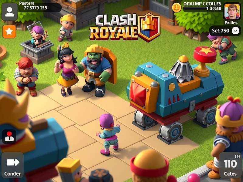Clash Royale PC setup screen showing emulator interface