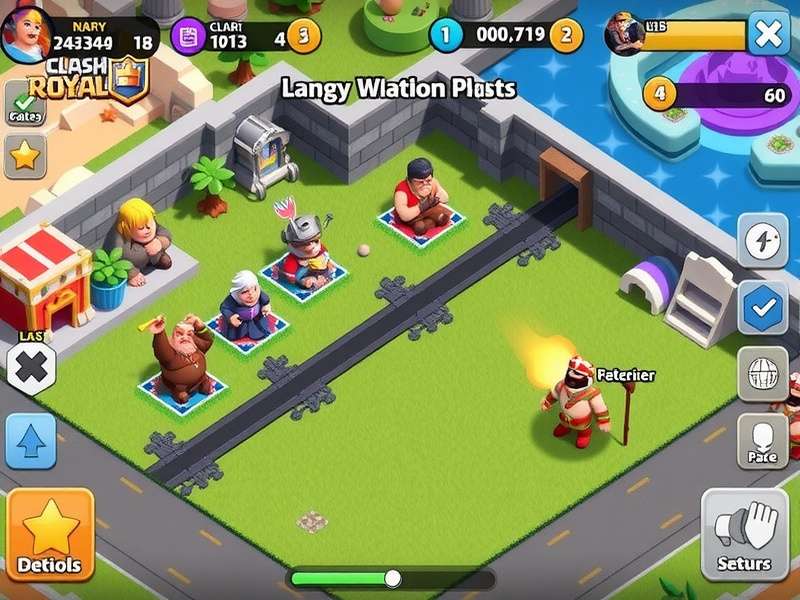 Smartphone showing Clash Royale gameplay on Google Play