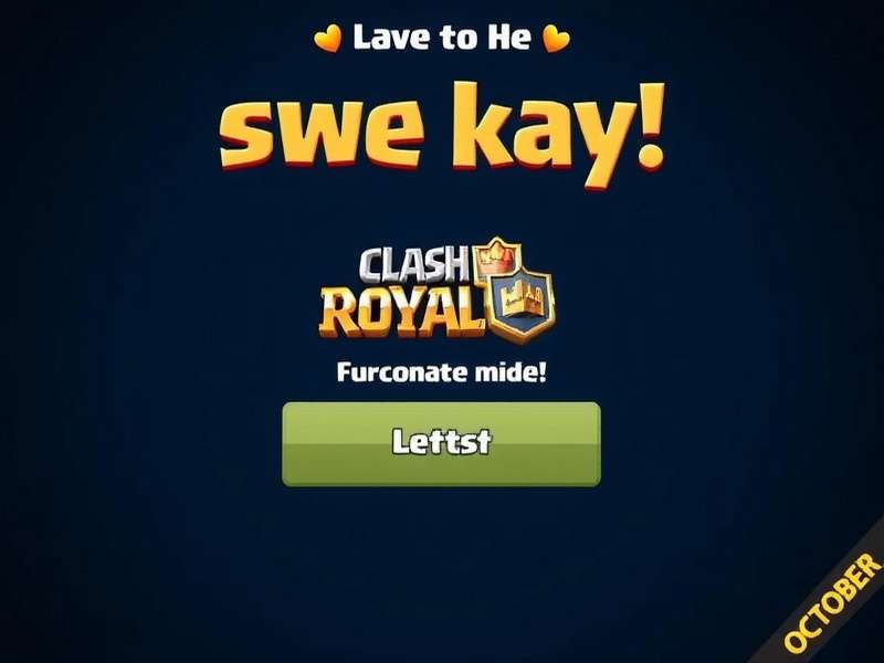 Clash Royale October 2024 codes redemption screen showing gems and legendary chest