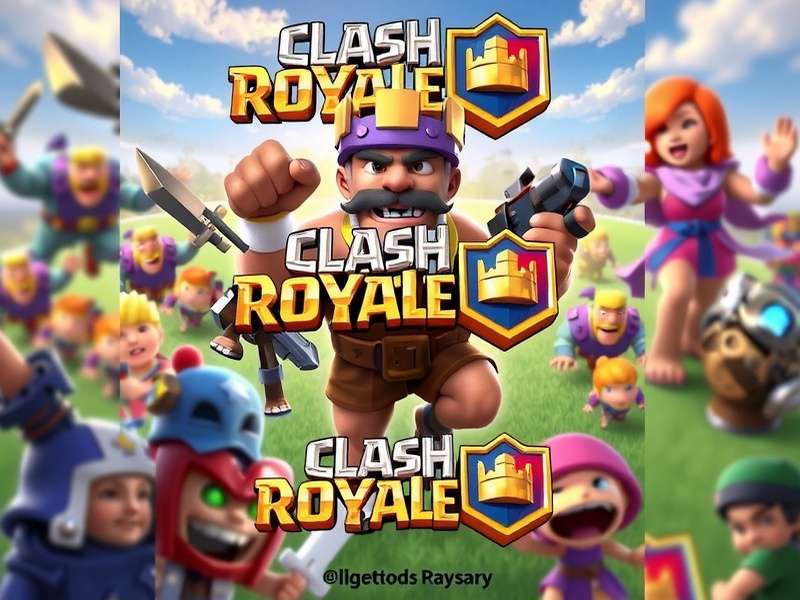 Clash Royale gameplay screenshot showing battle arena