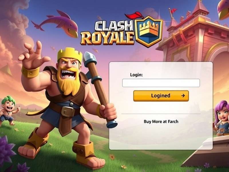 Supercell ID login screen for Clash Royale showing connect options