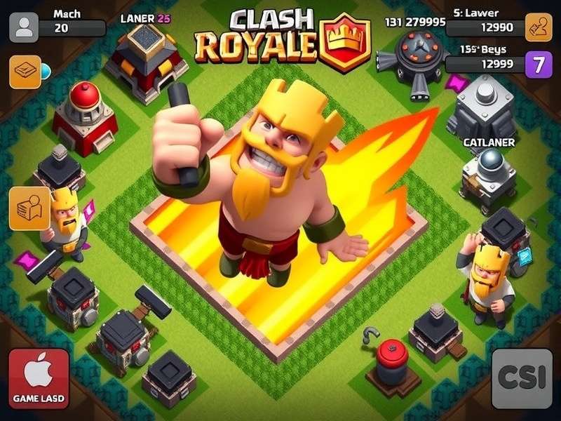 Clash Royale gameplay showing a intense battle with Mumu style deck