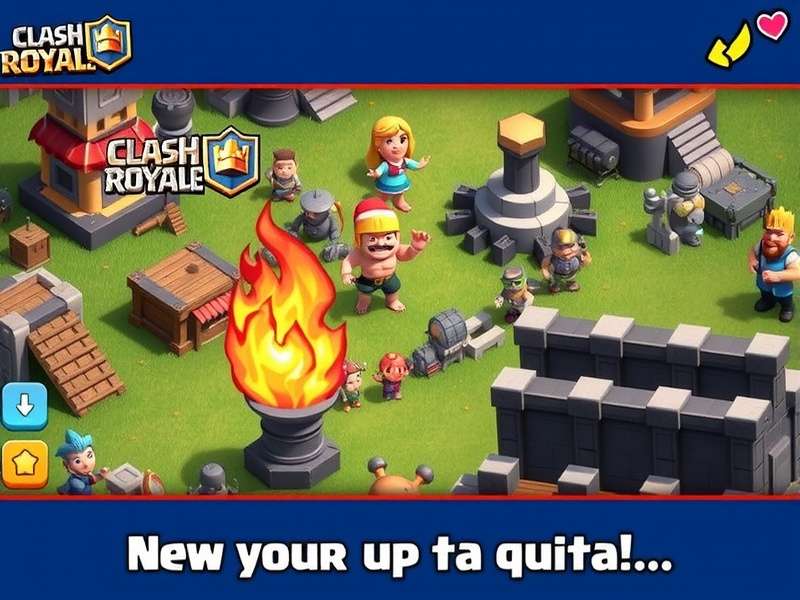 Clash Royale gameplay on PC screen