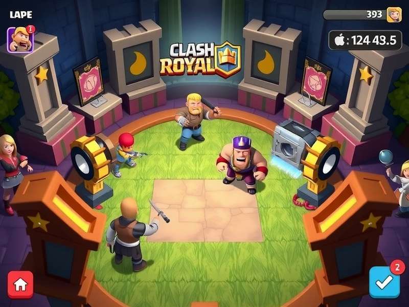 Clash Royale gameplay on mobile device