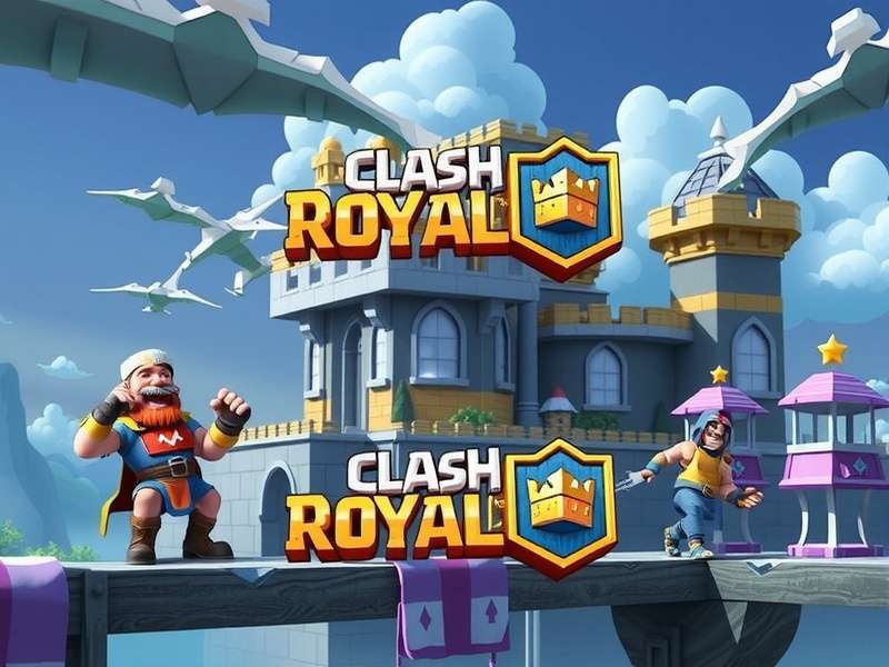 Clash Royale gameplay on Windows PC screen
