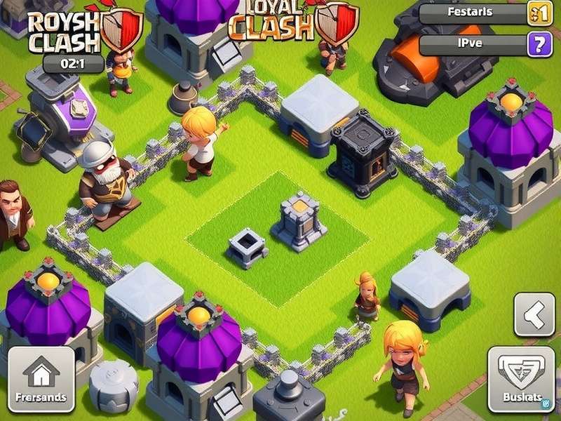 Indian Clash Royale players competing in tournament with Royal Clash gameplay on screen