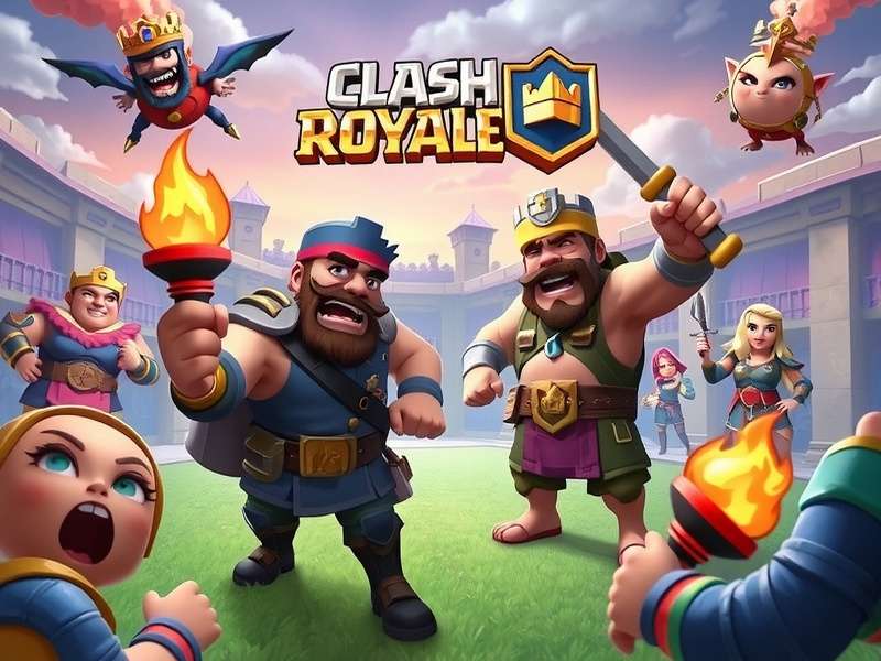 Clash Royale card collection showing all rarities