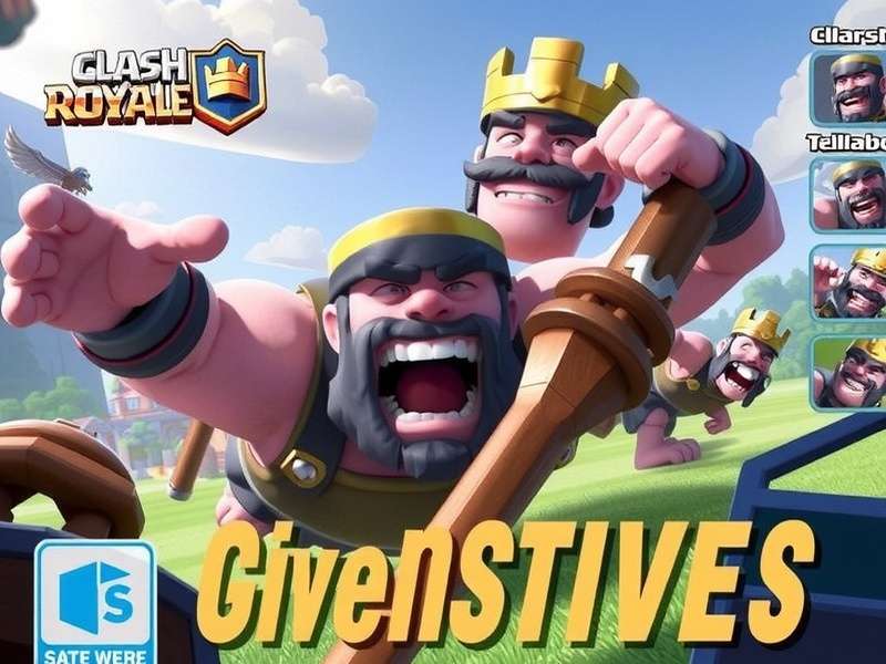 Clash Royale gameplay featuring towers and card battles