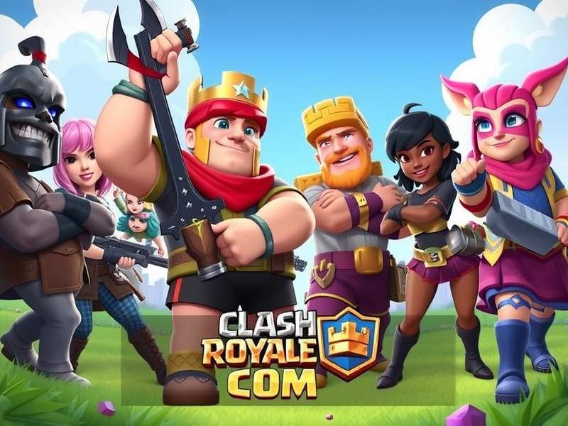 Clash Royale intense arena battle showcasing multiple troops and spells