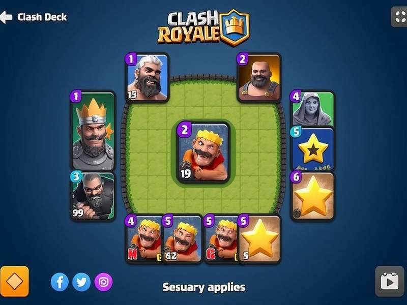 Clash Royale 2025 Meta Decks Visualization showing card combinations and synergies