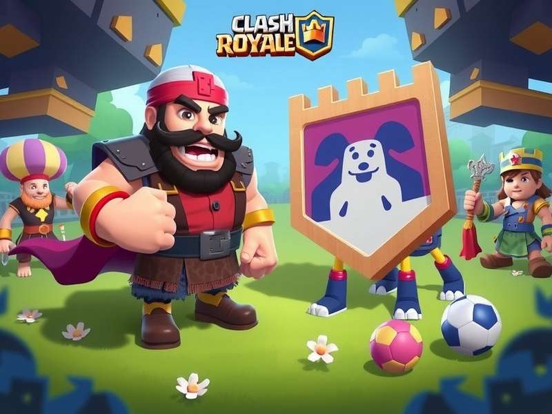 Strategic Clash Royale gameplay showing cards and arena battle