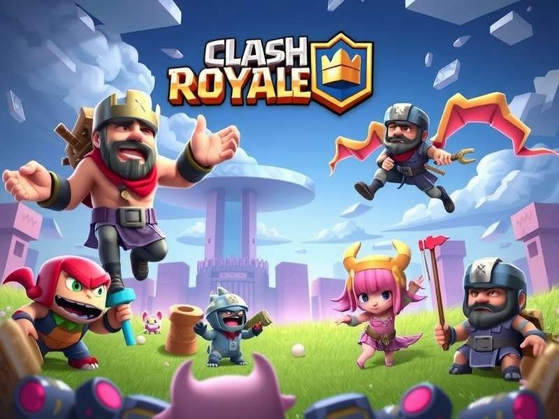 Clash Royale deck building strategy visualization showing card synergies