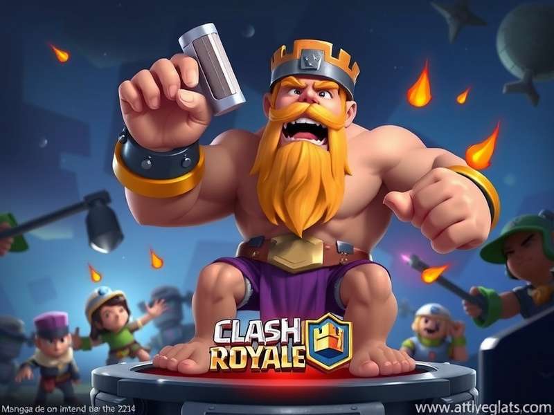 Clash Royale Golem splitting into Golemites upon death