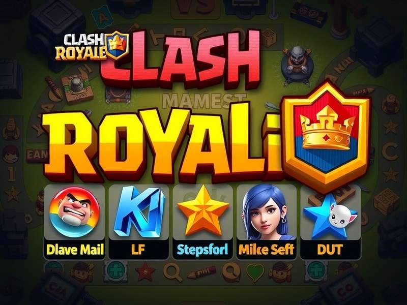 Clash Royale Wordle puzzle interface on mobile and desktop