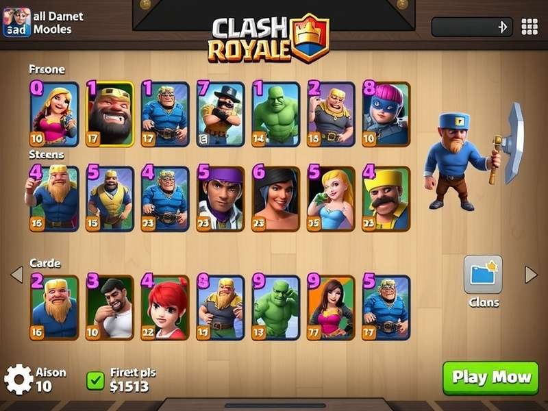 All Clash Royale Cards – complete visual guide featuring troops, spells, buildings and champions
