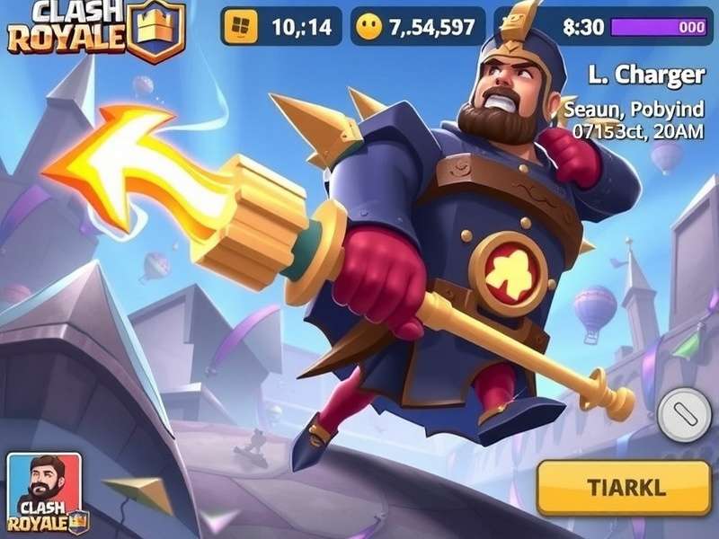 Clash Royale T L Charger game card artwork and strategy overview