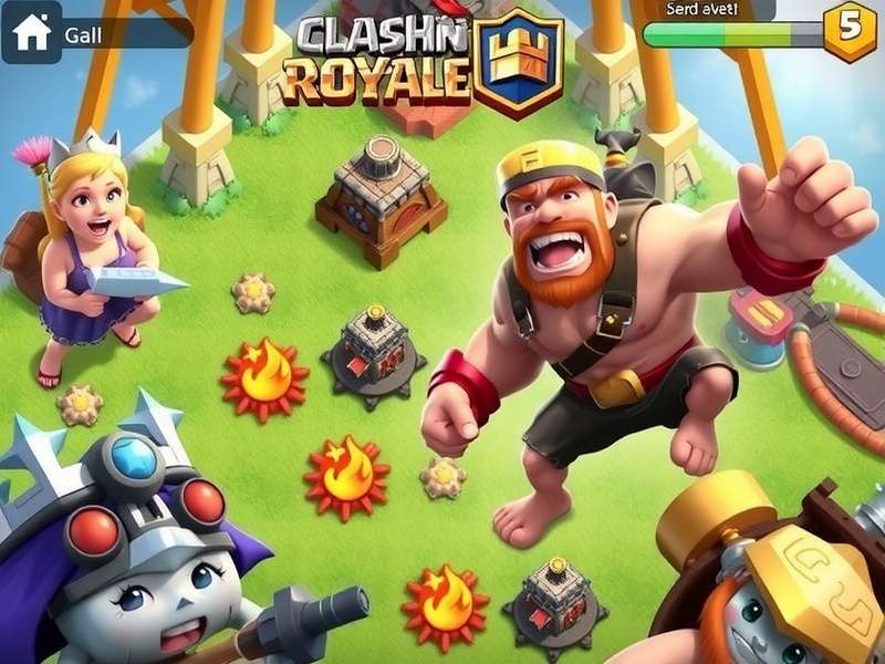 Clash Royale intense battle arena screenshot showcasing Indian players in action