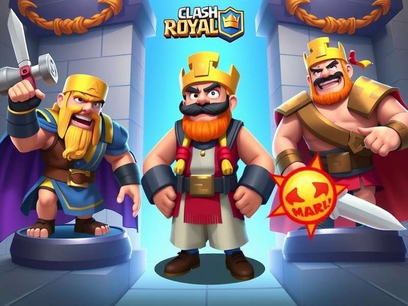 Clash Royale Characters lineup featuring all cards in the arena