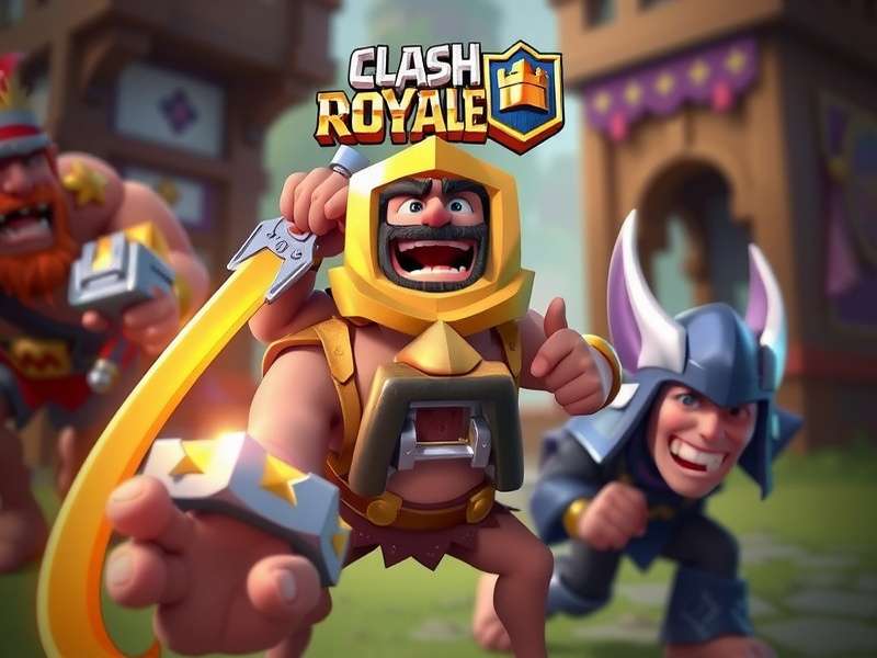 Clash Royale Download PC Free Supercell – Banner showing gameplay on desktop with Indian flag colors