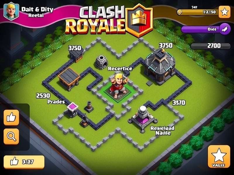 Clash Royale gameplay on PC with keyboard and mouse setup