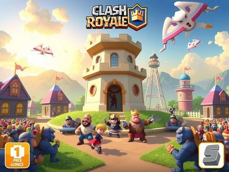 Clash Royale Online Pc gameplay on desktop with vibrant arena