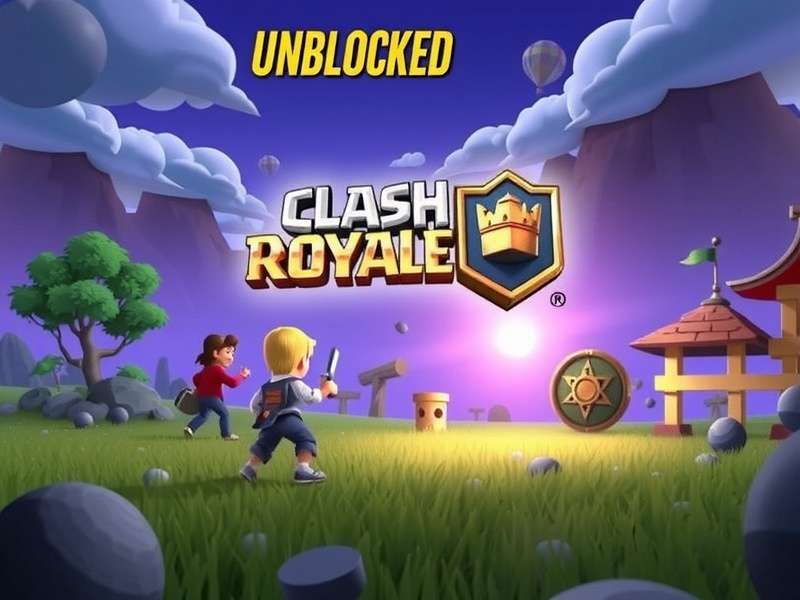 Clash Royale Online Unblocked arena battle scene with Indian players