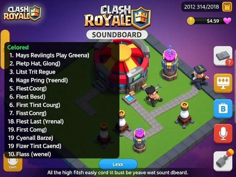 Clash Royale Soundboard Unblocked - Ultimate sound reference guide for Indian players featuring card audio, emotes, and dance sounds