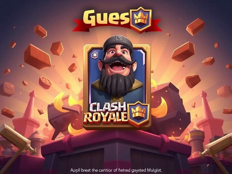 Guess The Clash Royale Card – daily challenge gameplay screenshot showing card silhouettes and hints