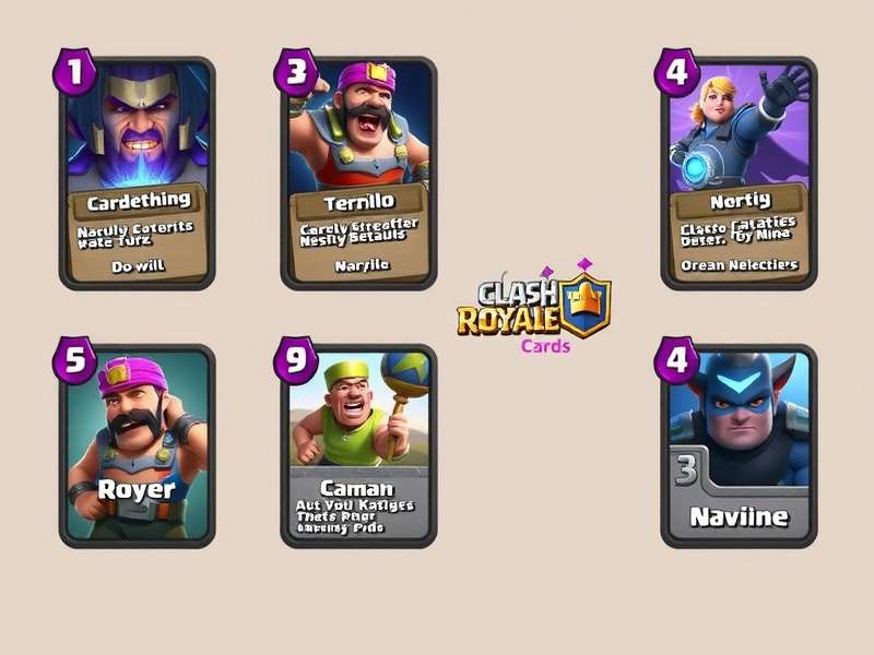 Clash Royale Cards Names complete collection collage with all rarities